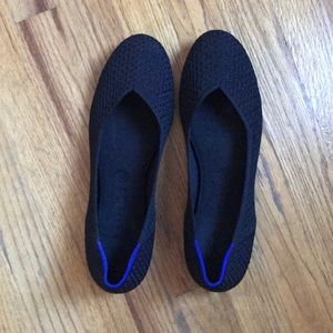 Rothys - Flat - Black Honeycomb - Size 12